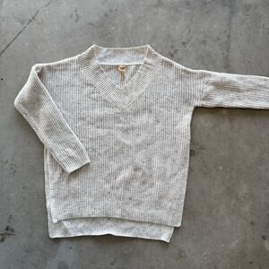 Faded Glory Cotton Women’s V-Neck Slit Sweater